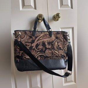 Beis tapestry mini tote